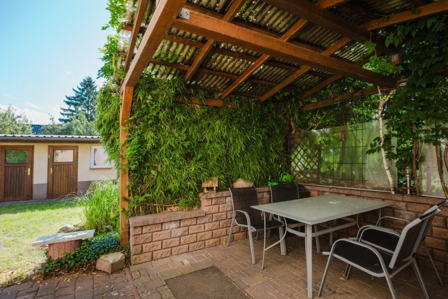 gesch�tzte Terrasse Einfamilienhaus Bernau bei Berlin