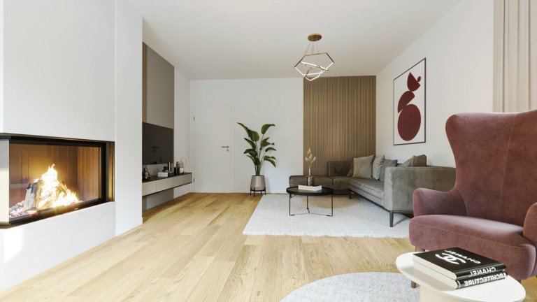 Idee_Wohnzimmer Falkensee Einfamilienhaus Moderner, kleiner Bungalow auf sch�n bewachsenem Grundst�ck in Top-Wohnlage!