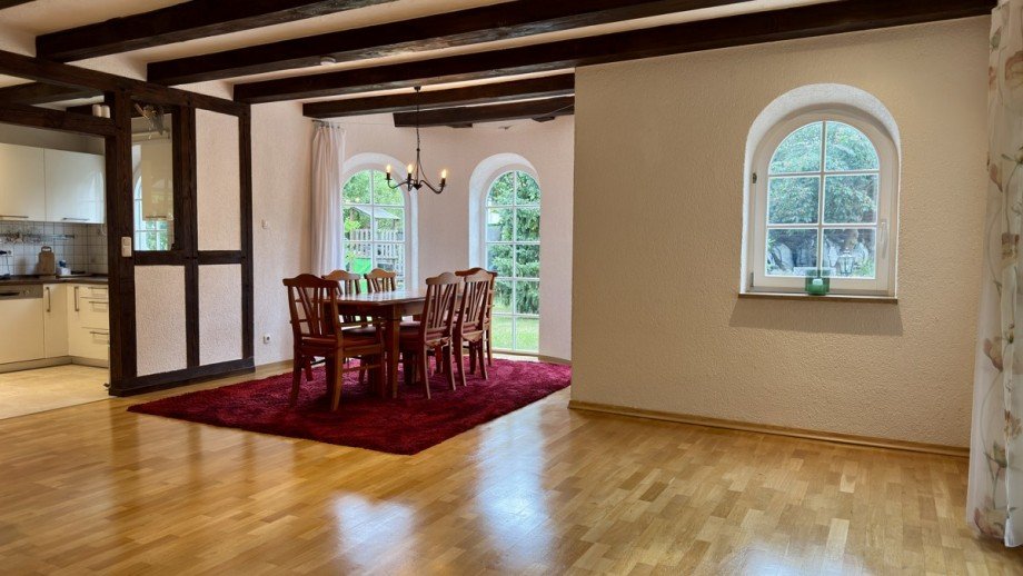 Blick in den Erker Einfamilienhaus Angerm�nde