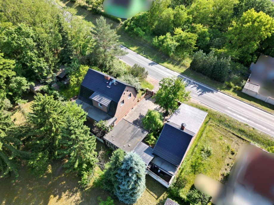 Neuenhagen von oben Einfamilienhaus Bad Freienwalde / Neuenhagen