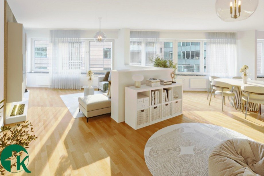 Wohnzimmer Etagenwohnung Berlin