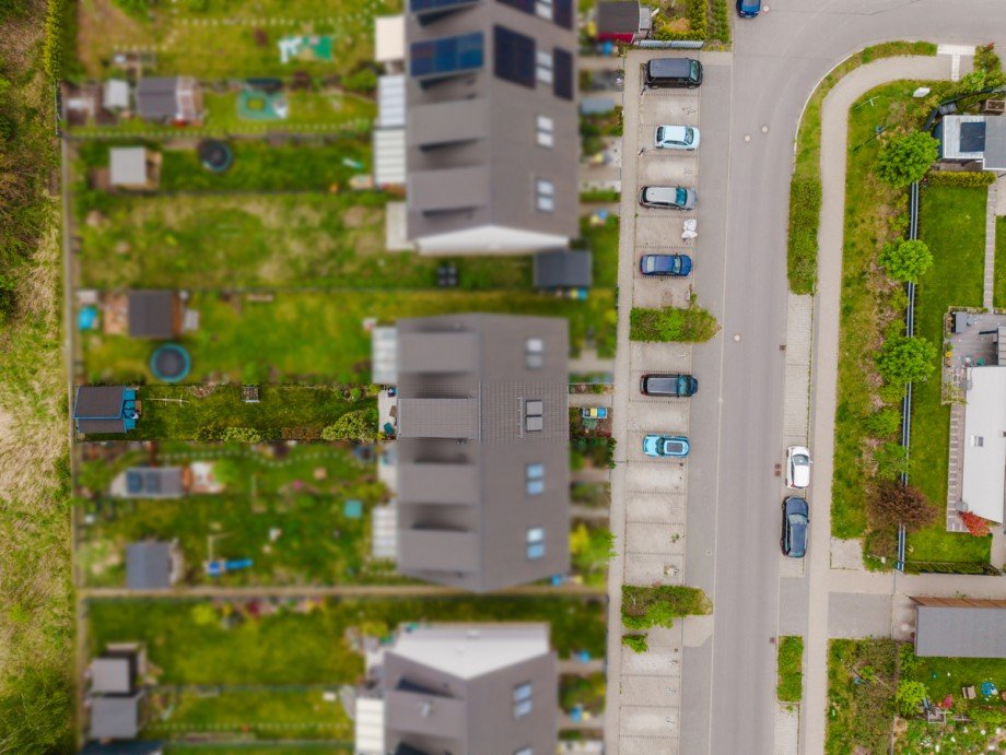 Luftbild Top Down Einfamilienhaus Bernau bei Berlin