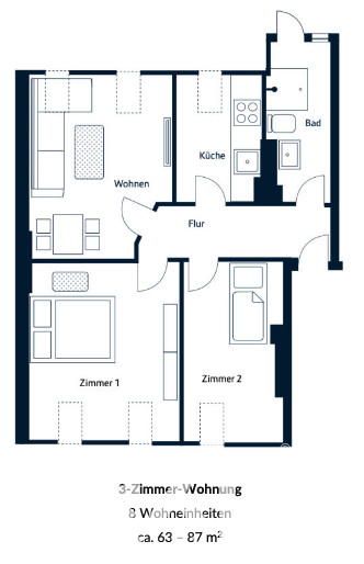Grundriss 3 Etagenwohnung Berlin