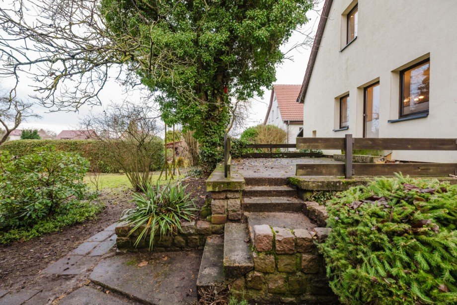 Terrasse mit Zugang zum Garten Einfamilienhaus Panketal