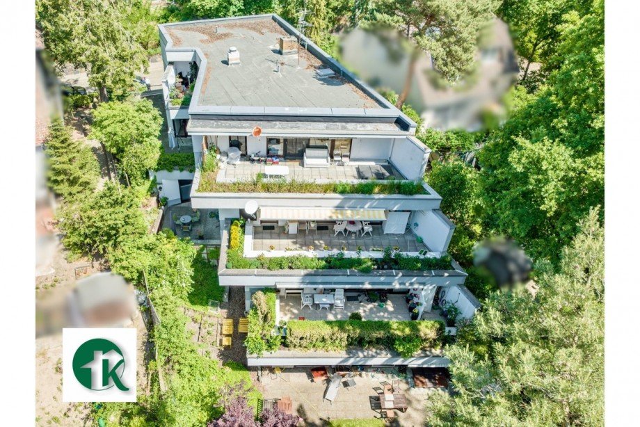 Haus Gartenansicht Terrassenwohnung Berlin