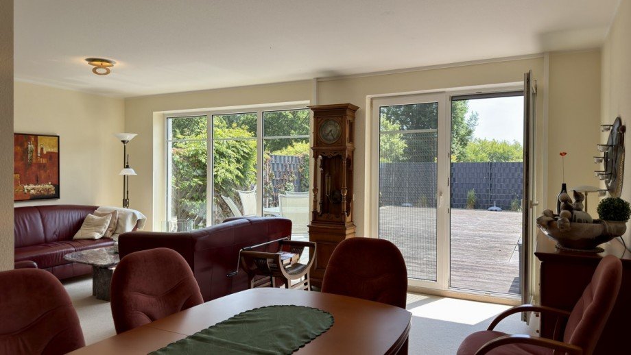 Blick vom Wohnzimmer Einfamilienhaus Bernau bei Berlin