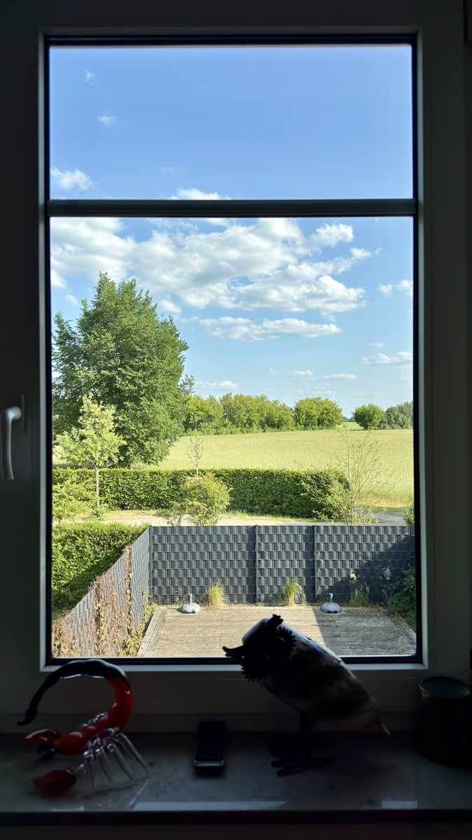 Ausblick Zimmer 3 Einfamilienhaus Bernau bei Berlin