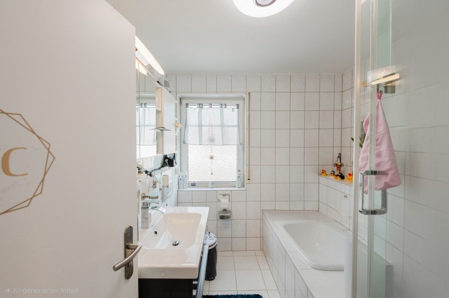 Badezimmer mit Wanne Einfamilienhaus Bernau bei Berlin