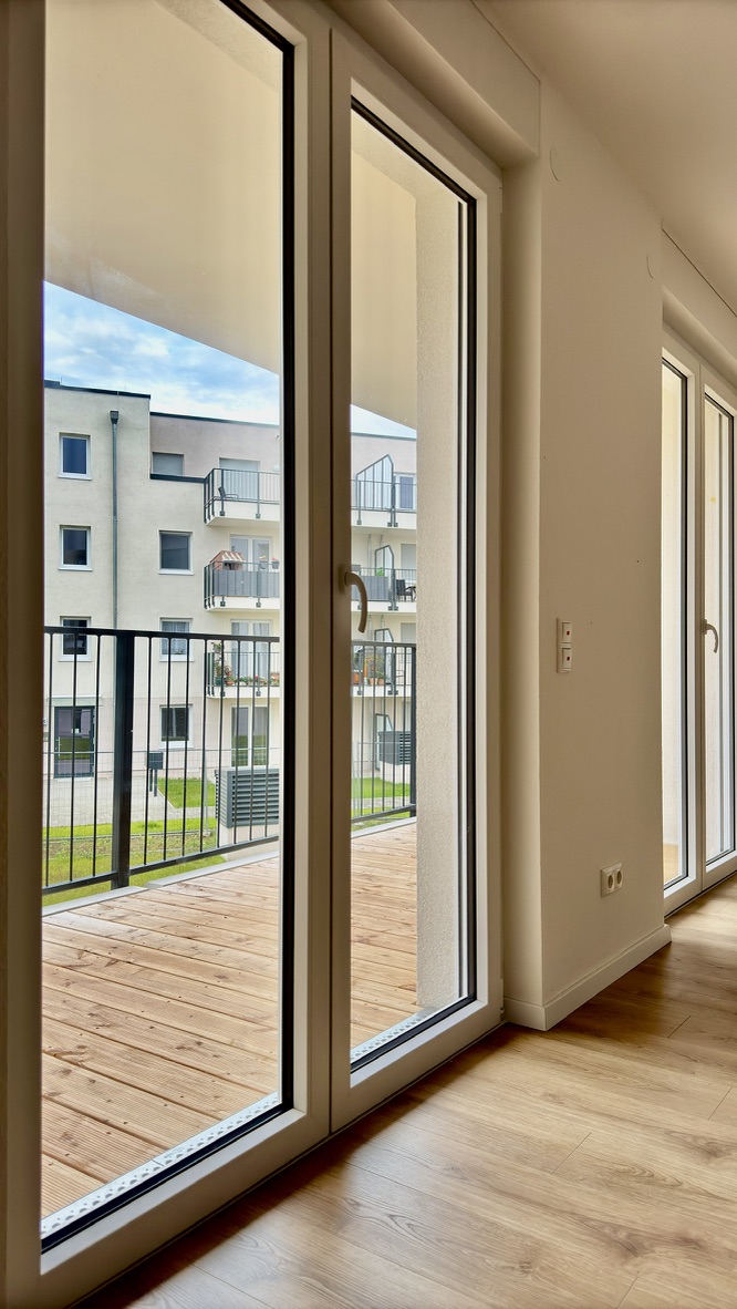 barrierefreie Terrassent�r, Schallschutzfenster Etagenwohnung Bernau bei Berlin