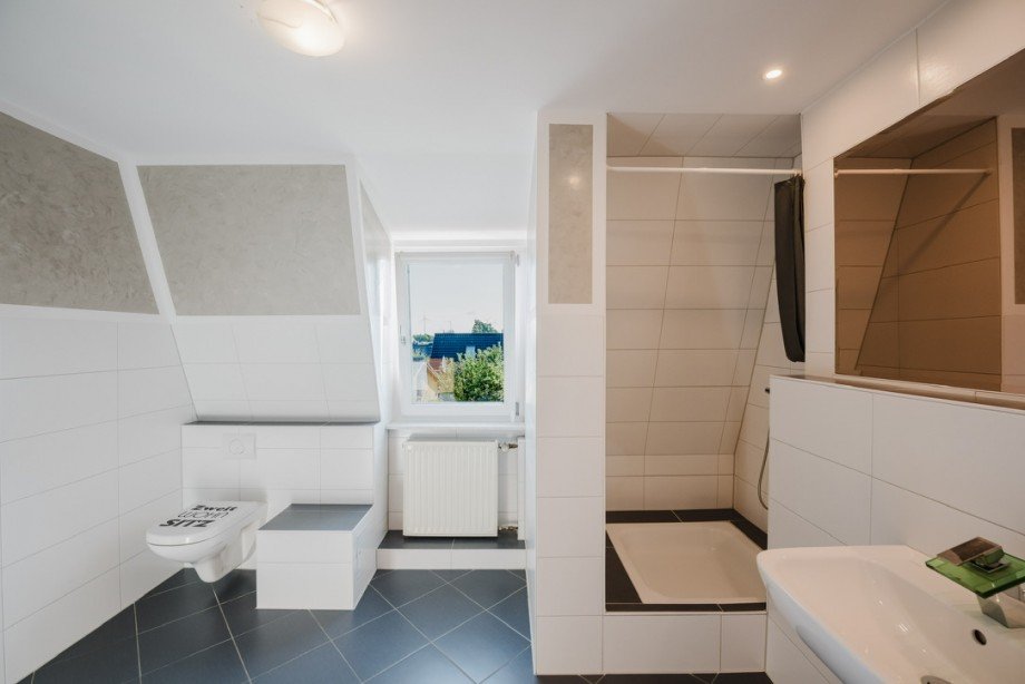 Badezimmer im Dachgeschoss Einfamilienhaus Bernau bei Berlin