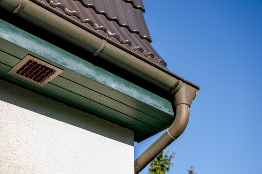 Dachrinne aus Kupfer Einfamilienhaus Falkensee