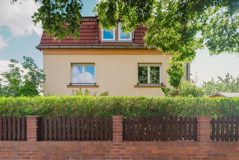 Stra�enansicht Rollenhagen-46 Einfamilienhaus Bernau bei Berlin