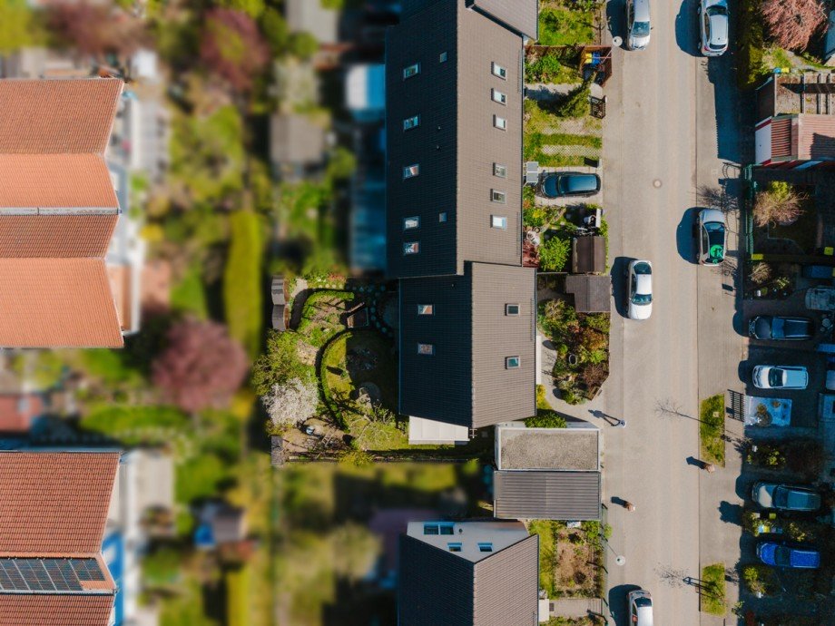 Luftbild Top Down Einfamilienhaus Panketal